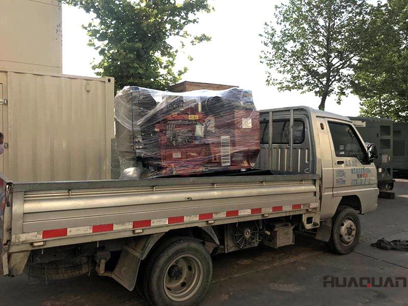 牟先生的HQ40GF標配柴油發電機組發往吉林省長春市，6.14號