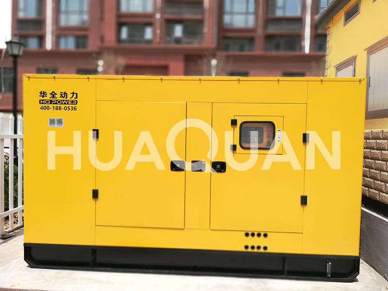 湖北江陵縣某小學400kW靜音型發電機組電站項目